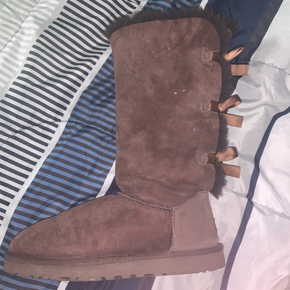 Ugg tall bailey bow boots